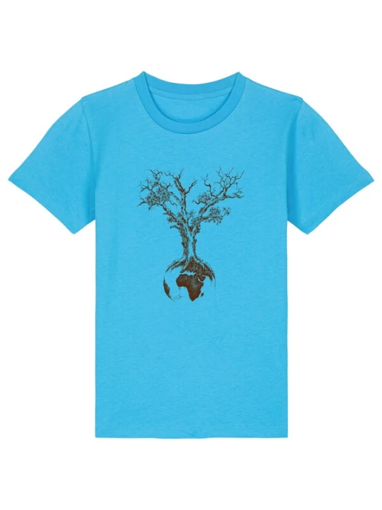 Obrázek produktu Life-Tree Tričko 'Weltenbaum' aqua modrá