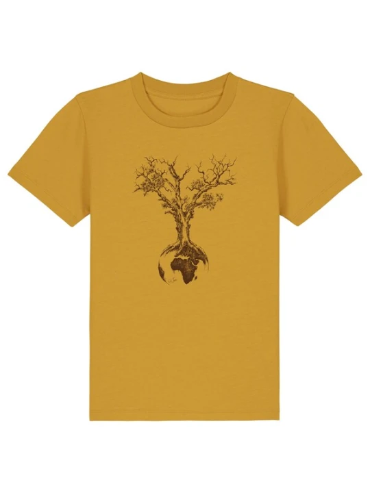 Obrázek produktu Life-Tree Tričko 'Weltenbaum' okrová