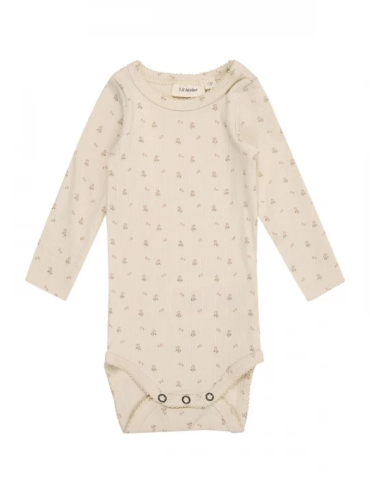 Obrázek produktu Lil'Atelier Dupačky/body 'NBFGago'  krémová / zelená / růžová