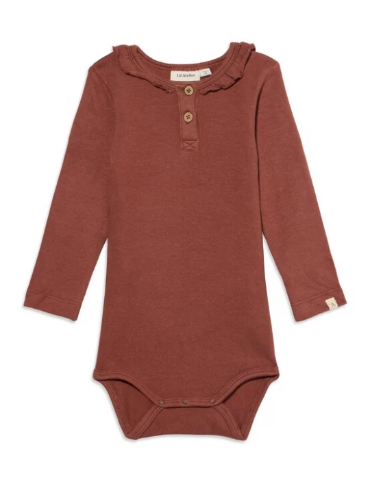 Obrázek produktu Lil'Atelier Dupačky / body 'NBFTHORO' rezavě hnědá