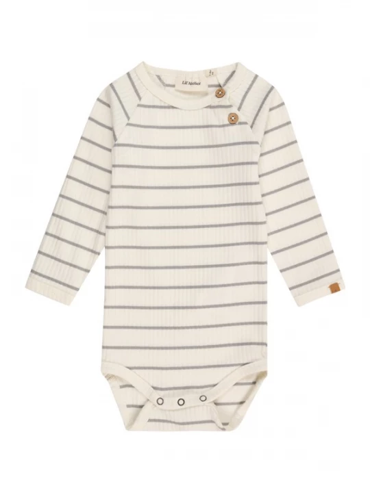 Obrázek produktu Lil'Atelier Dupačky/body 'NBMKAIL'  šedá / offwhite