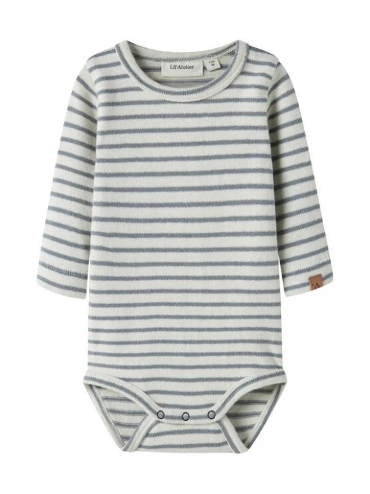 Obrázek produktu Lil'Atelier Dupačky / body 'NBMTHORO KEO' krémová / kouřově modrá