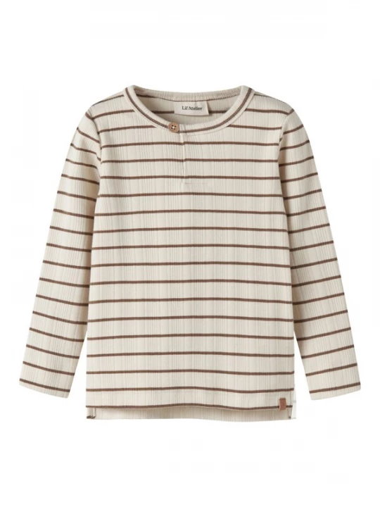 Obrázek produktu Lil'Atelier Tričko 'NMMKABY' hnědá / offwhite