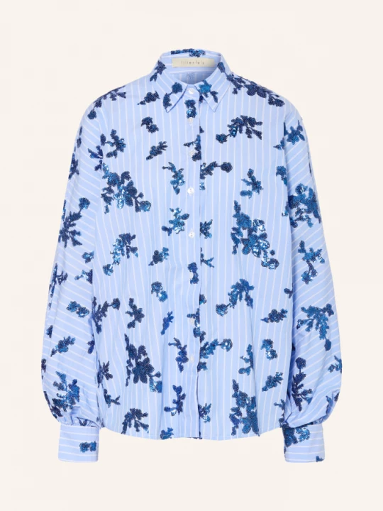Obrázek produktu Lilienfels Oversized Košile S Flitry tmavě modrá / bílá