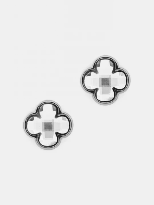 Obrázek produktu Lilou náušnice dámské z postříbřeného kovu Mini Icons stříbrná