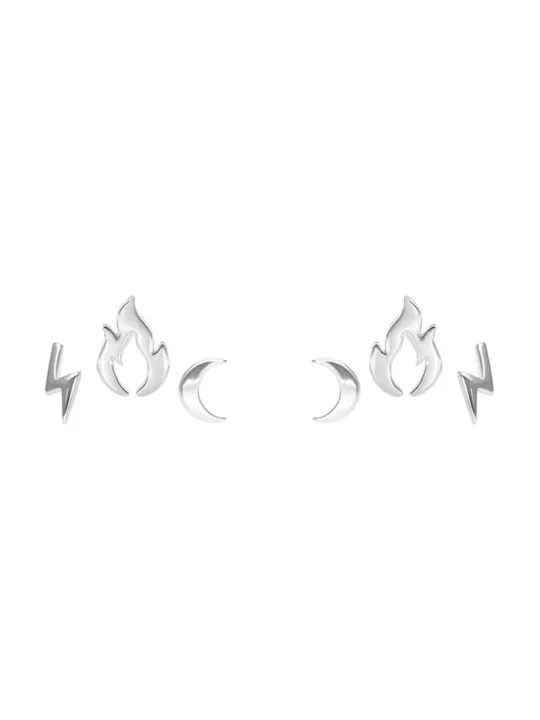 Obrázek produktu Lilou Náušnice Lilou Flame of Love stříbrná