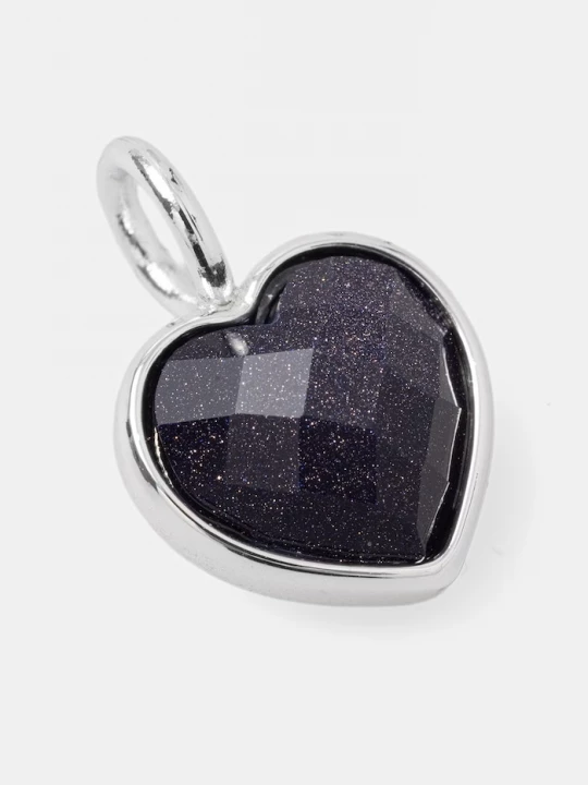 Obrázek produktu Lilou Přívěsek dámský postříbřený kovový s kryštalem Mini Icons stříbrná