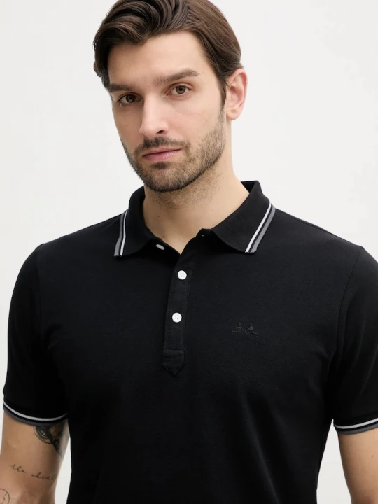Obrázek produktu Lindbergh Bavlněné polo tričko černá