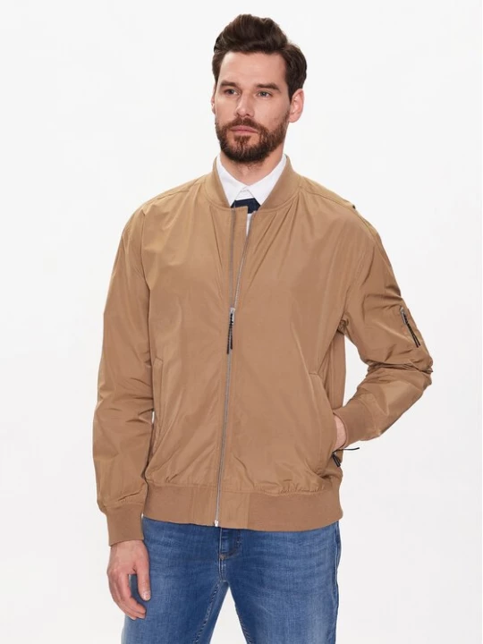 Obrázek produktu Lindbergh Bunda bomber 30-321000 Hnědá Regular Fit