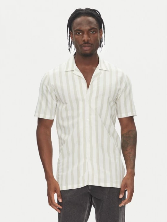 Obrázek produktu Lindbergh Košile 30-203321 Béžová Relaxed Fit