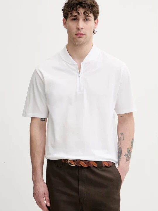 Obrázek produktu Lindbergh polo pánské bavlněné bílá