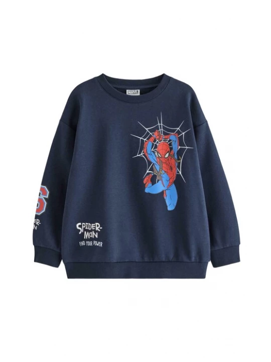 Obrázek produktu Lindex Mikina 'Spiderman' námořnická modř / kobaltová modř / červená / bílá