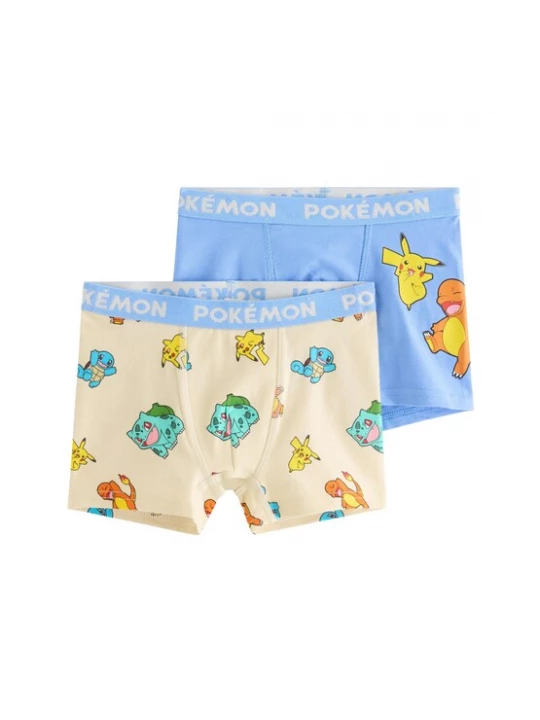 Obrázek produktu Lindex Spodní prádlo 'Pokemon' světle béžová / světlemodrá