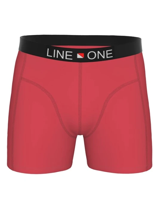 Obrázek produktu Line One Boxerky 'Herren Boxershorts aus Baumwolle' brusinková