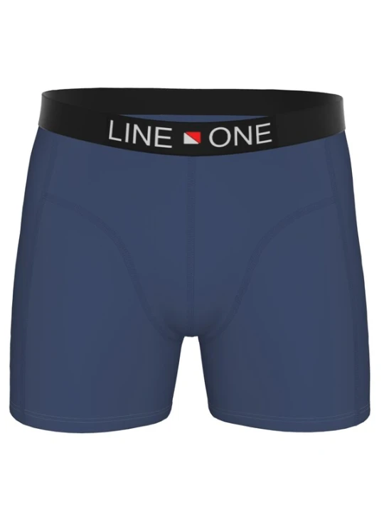 Obrázek produktu Line One Boxerky 'Herren Boxershorts aus Baumwolle' modrá džínovina