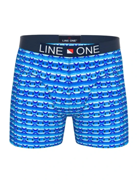 Obrázek produktu Line One Boxerky 'Line One Herren Boxershorts "Nautic I"' nebeská modř