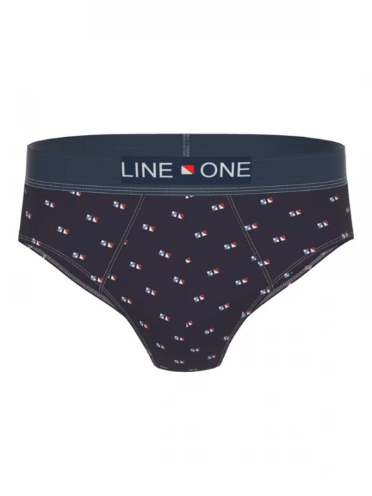 Obrázek produktu Line One Slipy námořnická modř / červená / bílá