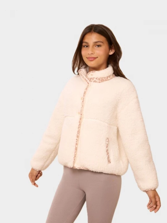 Obrázek produktu Lipsy Fleecová mikina krémová / velbloudí