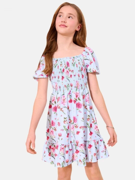 Obrázek produktu Lipsy Šaty nebeská modř / olivová / pink / tmavě červená
