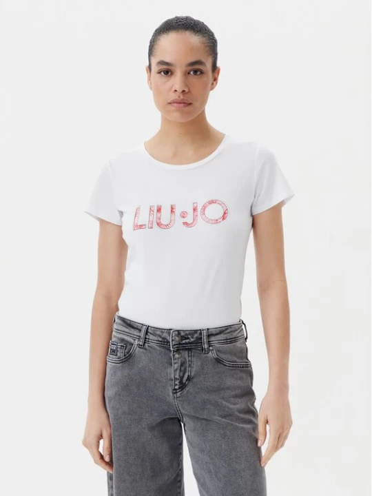 Obrázek produktu Liu Jo Beachwear T-Shirt VA5154 JS003 Bílá Regular Fit