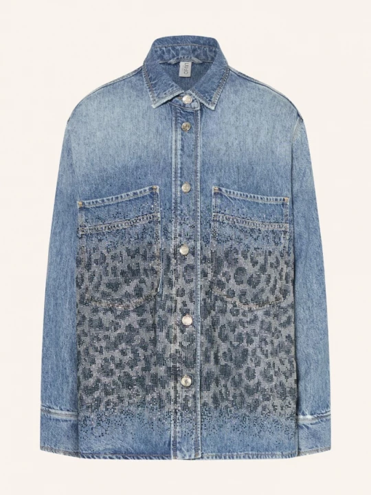 Obrázek produktu Liu Jo Džíny S Ozdobnými Kamínky Jako Na Svrchní Košili 79112 den.blue strass spot