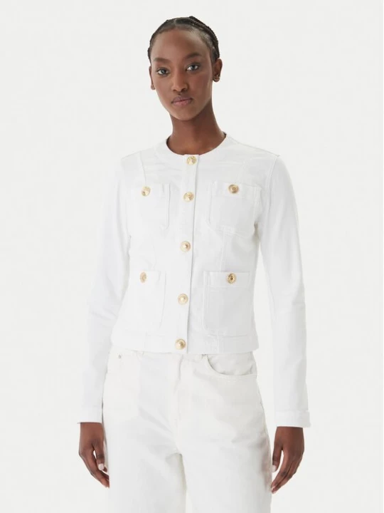 Obrázek produktu Liu Jo Jeansová bunda UA6260 D0275 Bílá Regular Fit