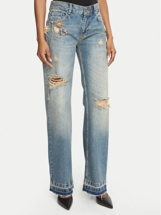 Obrázek produktu Liu Jo Jeansy Selected by Gigi Hadid ZB7306 D0418 Modrá Straight Leg
