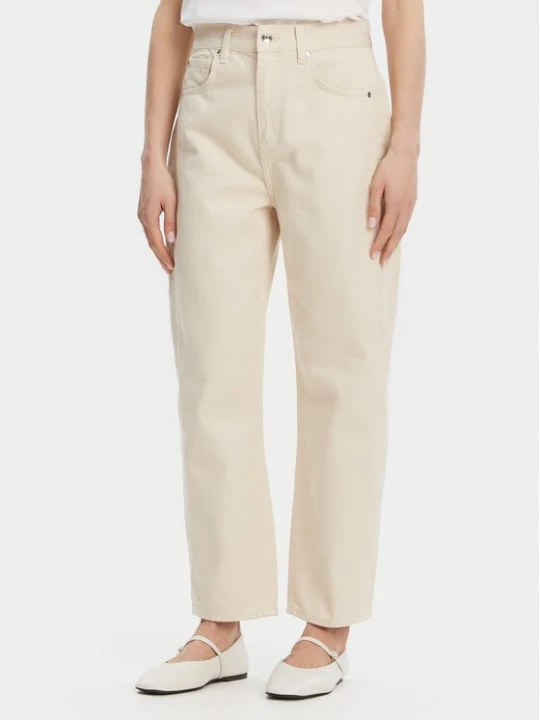 Obrázek produktu Liu Jo Jeansy WA5430 TS057 Écru Boyfriend Fit Krémová