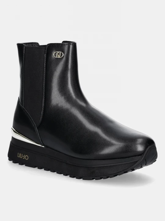 Obrázek produktu Liu Jo Kožené kotníkové boty Liu Jo LIU JO MAXI WONDER 95 černá