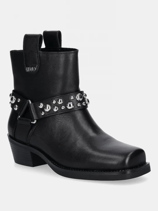Obrázek produktu Liu Jo Kožené kotníkové boty Liu Jo ROXY 01 černá