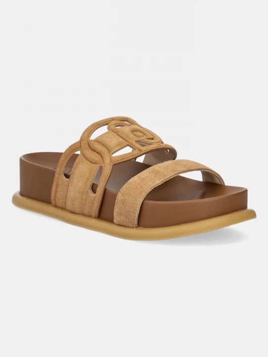 Obrázek produktu Liu Jo Semišové pantofle LOREN 06 hnědá