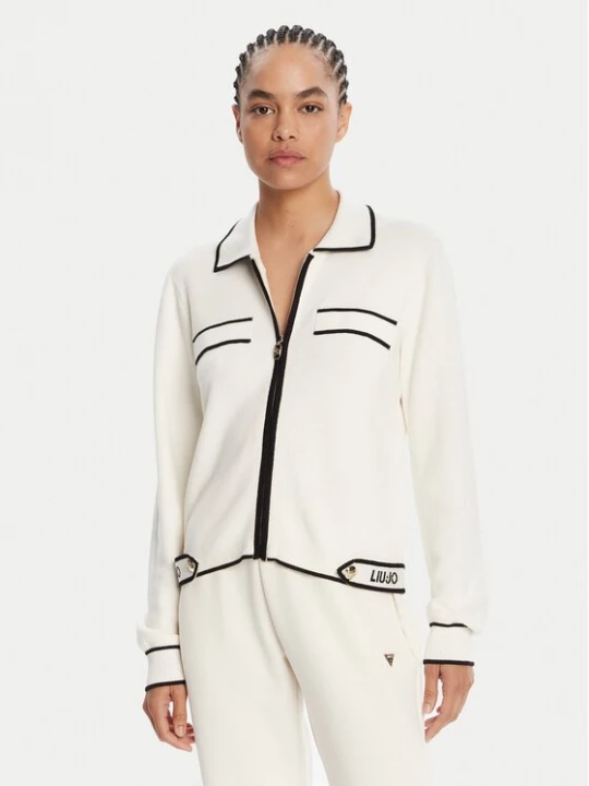 Obrázek produktu Liu Jo Sport Kardigan TF5250 MS59L Écru Regular Fit Krémová
