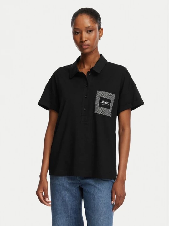 Obrázek produktu Liu Jo Sport Polokošile TA6159 JS870 Černá Regular Fit