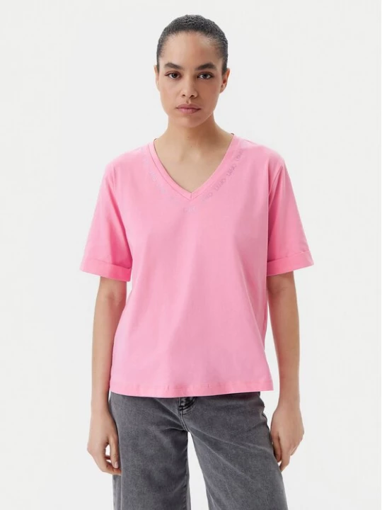 Obrázek produktu Liu Jo Sport T-Shirt q-roa-35247 Barevná Regular Fit Růžová