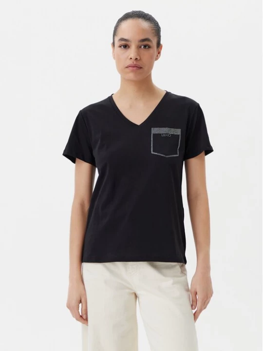 Obrázek produktu Liu Jo Sport T-Shirt TA5172 JS923 Černá Regular Fit