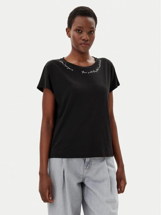 Obrázek produktu Liu Jo Sport T-Shirt TA5268 JS005 Černá Regular Fit
