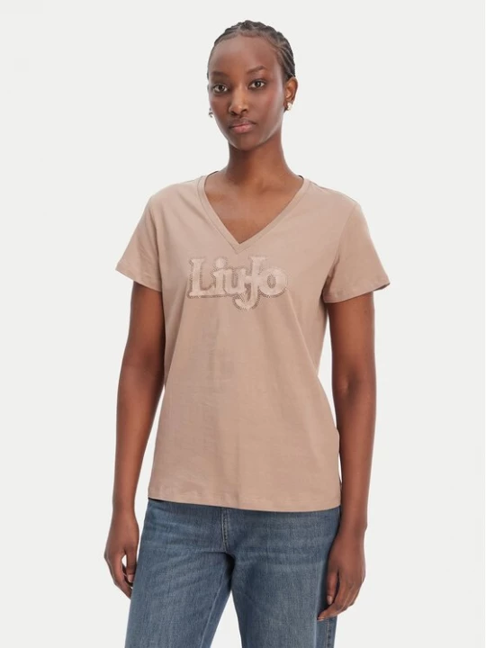 Obrázek produktu Liu Jo Sport T-Shirt TA6057 JS923 Béžová Regular Fit