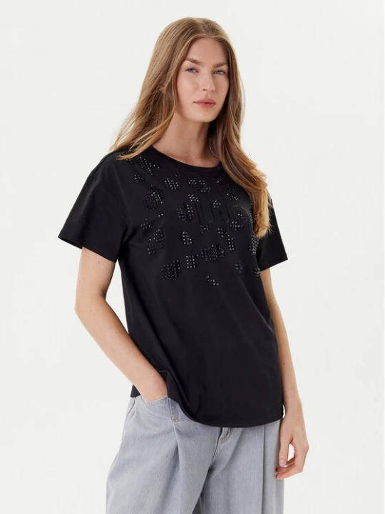 Obrázek produktu Liu Jo Sport T-Shirt TF5184 JS923 Černá Relaxed Fit