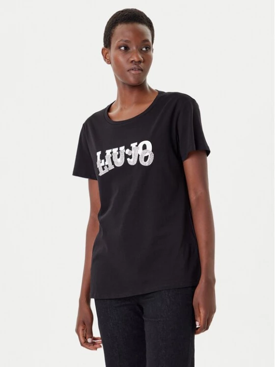 Obrázek produktu Liu Jo Sport T-Shirt TF5280 JS923 Černá Regular Fit