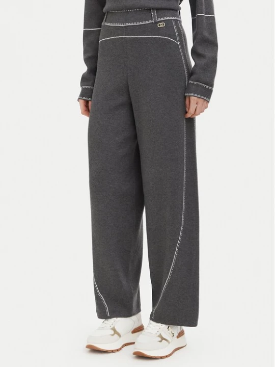 Obrázek produktu Liu Jo Sport Úpletové kalhoty TF6077 MS59L Tmavě šedá Regular Fit