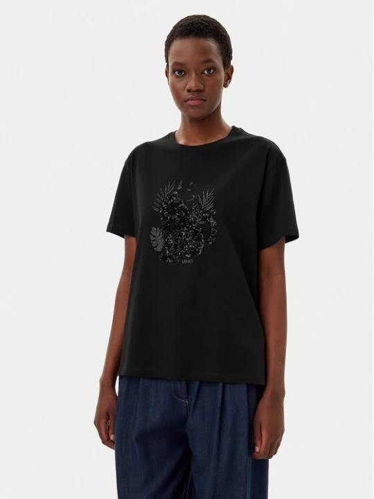 Obrázek produktu Liu Jo T-Shirt WA5230 JS904 Černá Regular Fit