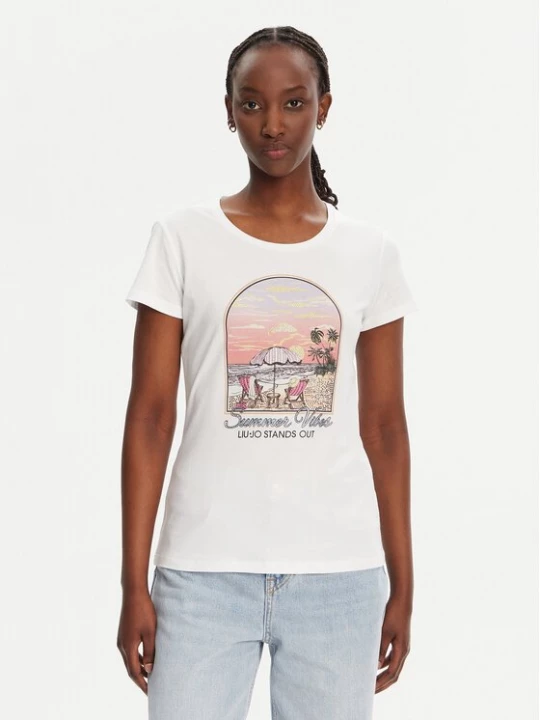 Obrázek produktu Liu Jo T-Shirt WA5478 J6410 Bílá Regular Fit