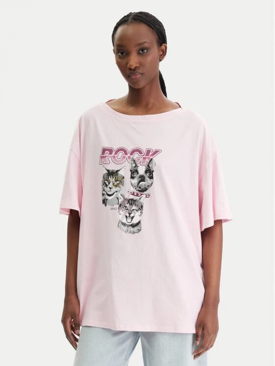 Obrázek produktu Liu Jo T-Shirt WA6131 J3868 Růžová Regular Fit