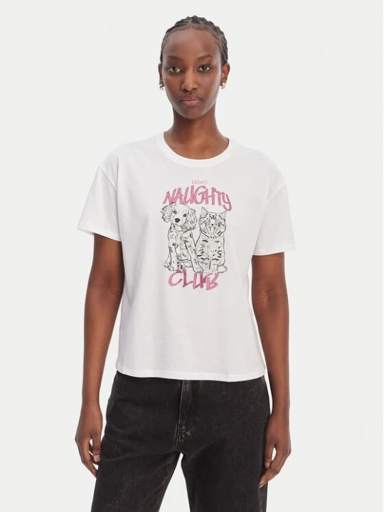 Obrázek produktu Liu Jo T-Shirt WA6132 JS923 Bílá Regular Fit
