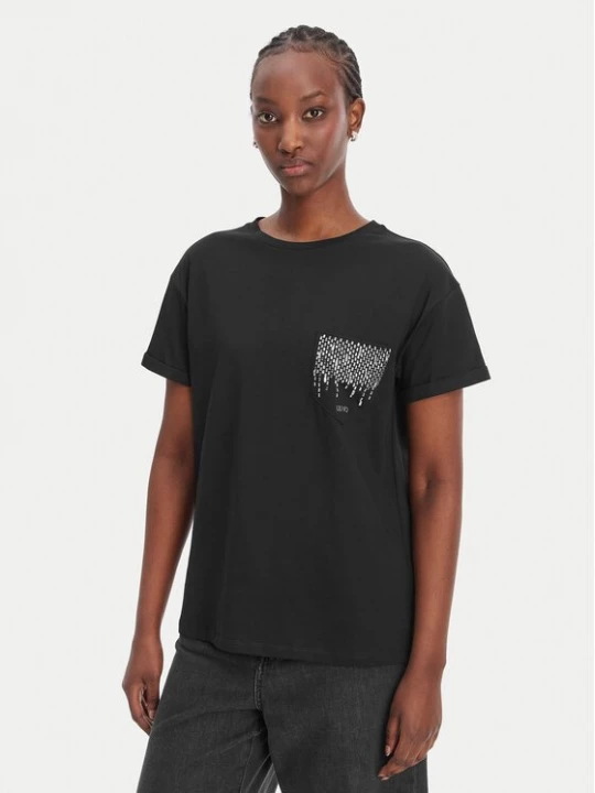 Obrázek produktu Liu Jo T-Shirt WA6372 JS923 Černá Regular Fit