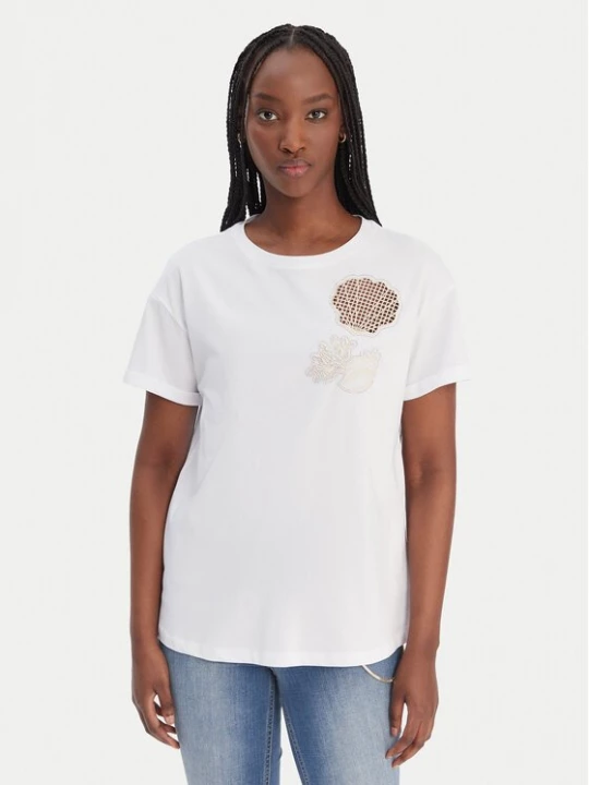 Obrázek produktu Liu Jo T-Shirt WA6413 JS904 Bílá Regular Fit
