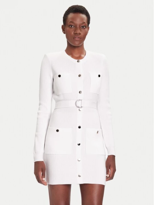 Obrázek produktu Liu Jo Úpletové šaty MF5371 MS99E Bílá Slim Fit