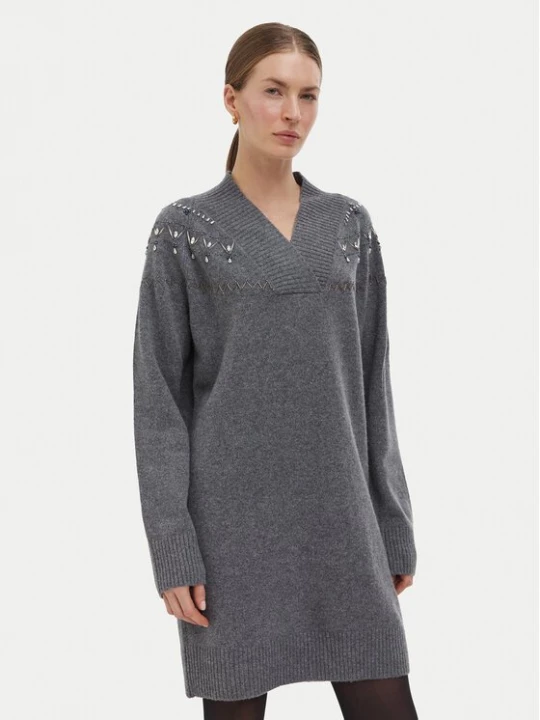 Obrázek produktu Liu Jo Úpletové šaty WF6372 MS009 Šedá Regular Fit
