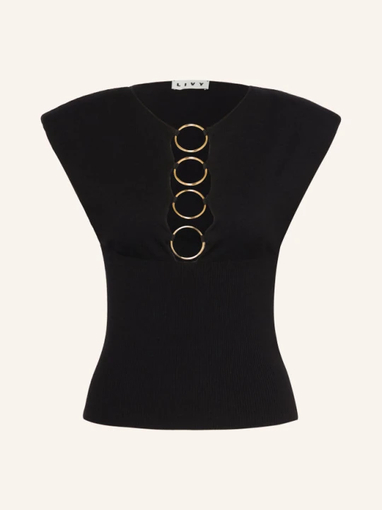 Obrázek produktu Livy Pletený Top Cyclone černá