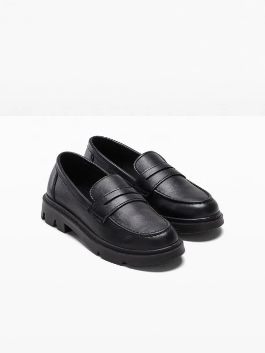Obrázek produktu Loafersy chunky na lekkiej podeszwie BonPrix czarny